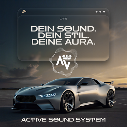 AURA Komplettset Active Sound Lautsprecher Booster Aktuator