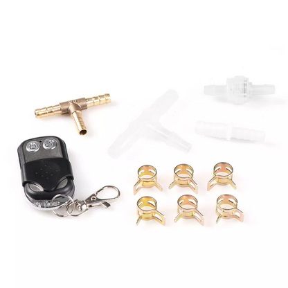 50mm Unterdruckklappe einzeln drucklos zu Nachrüstklappe Set mit Fernbedienung und Steuergerät