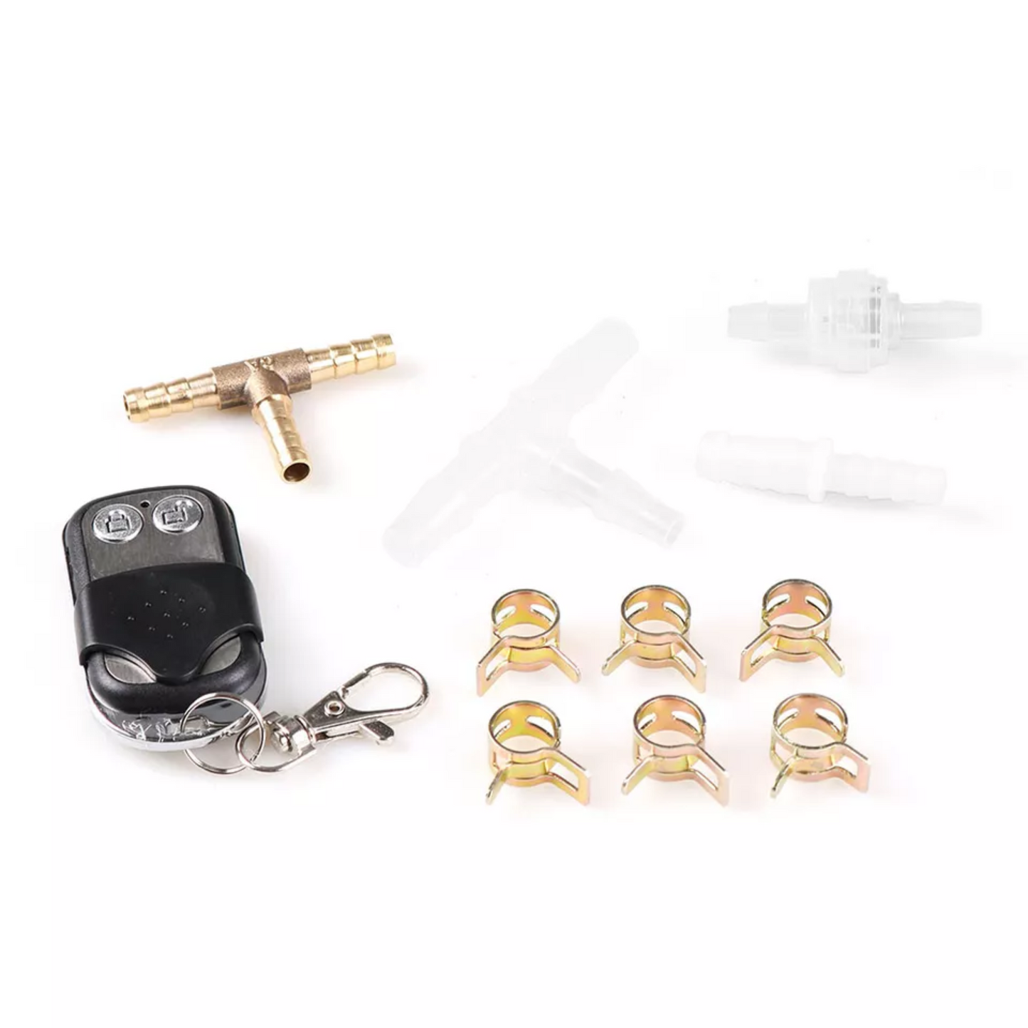 70mm Unterdruckklappe einzeln drucklos offen Nachrüstklappe Set mit Fernbedienung und Steuergerät